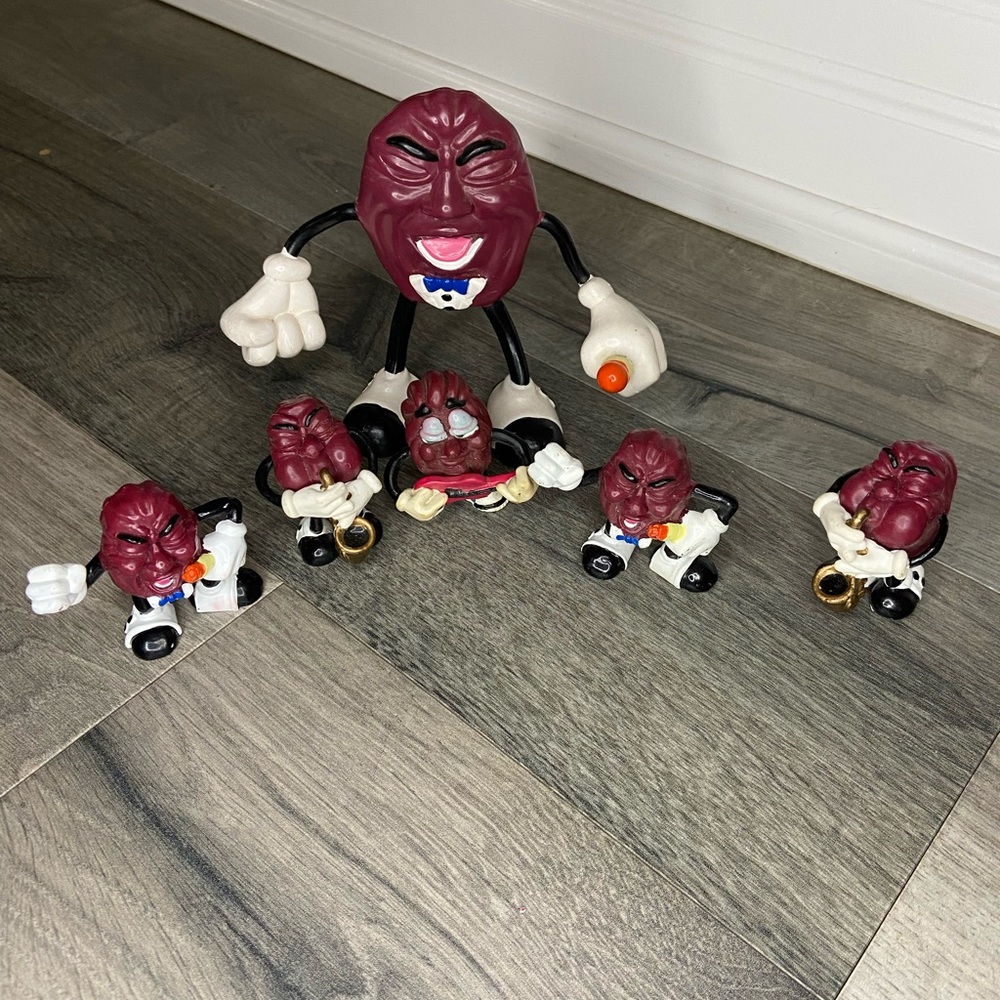 Retro Vintage fun 80’s California Raisins Lot